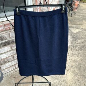 NWOT NOS Vintage St John Basics Sz 10 Santana Knit Skirt w Inspection Sticker